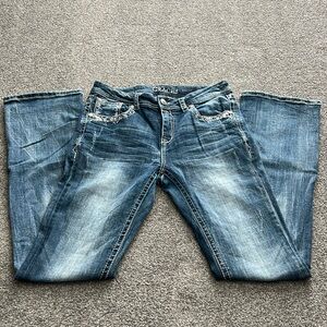 Grace in LA easy fit boot cut jeans